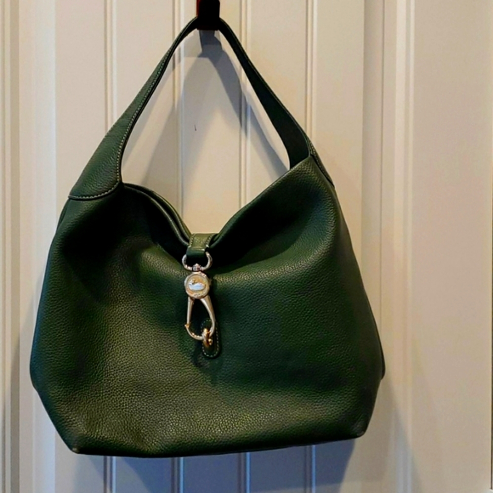 Dooney & Bourke Green Hobo with Lock